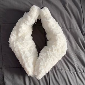 White Fuzzy Slippers (One Size Fits All!)